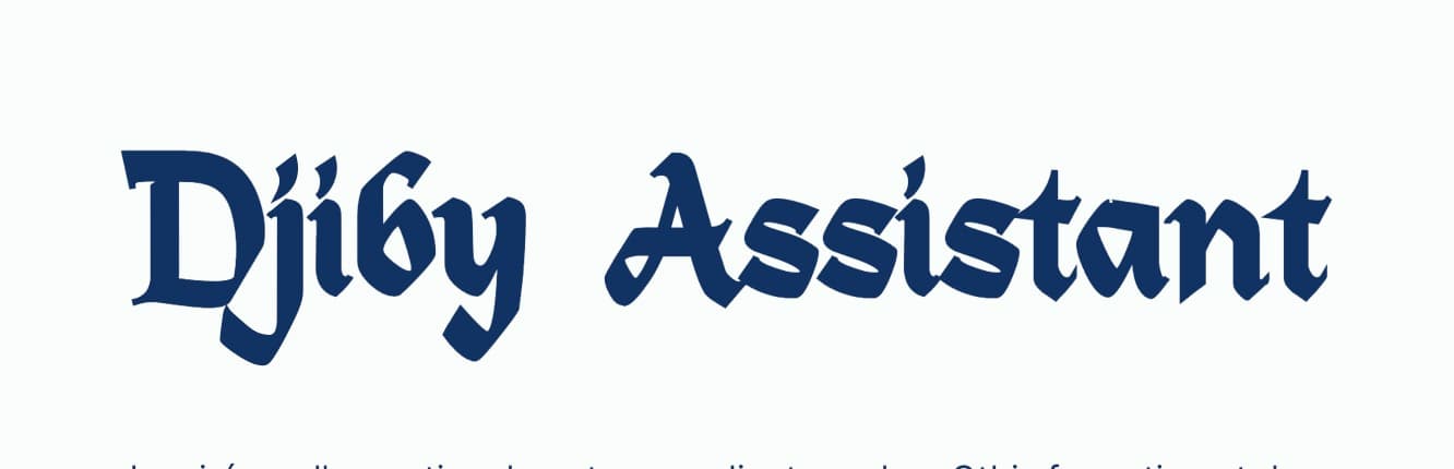 Djiby Assistant